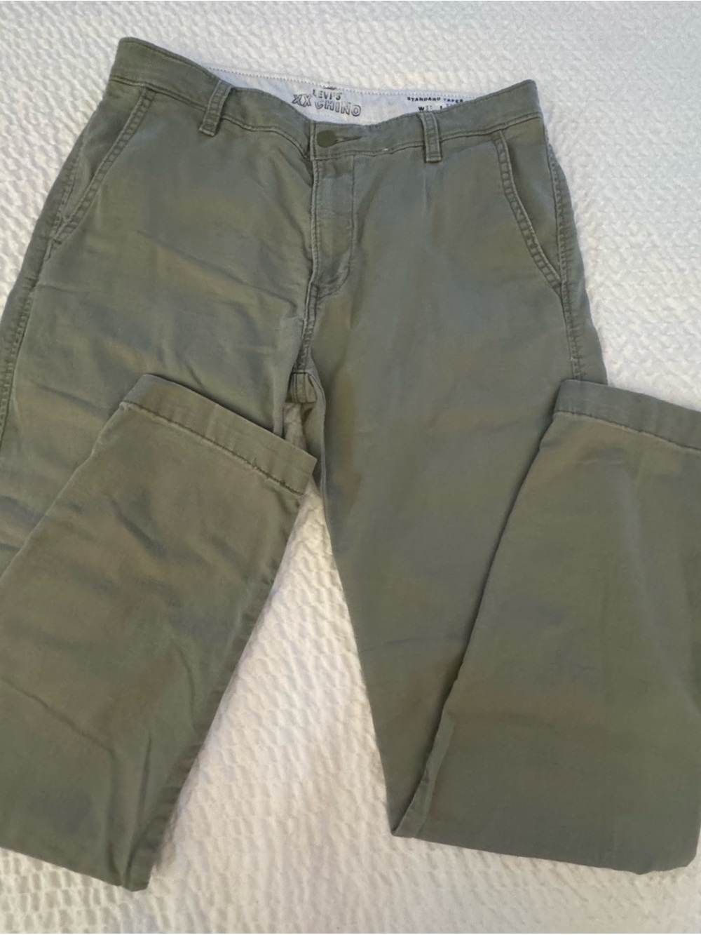 Men's Levi’s Olive Green Chino Pants by Unknown Brand